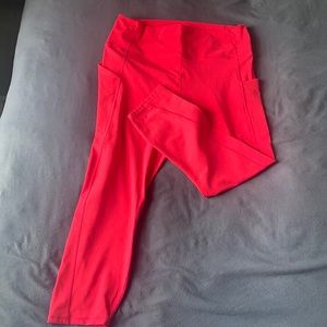 Fabletics PureLuxe Hot Pink Cropped Leggings